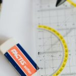 Color Scheme - Stationery items on sheet of paper